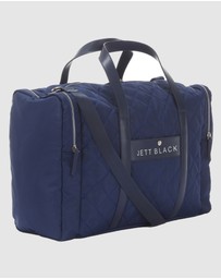 JETT BLACK - London Navy Travel Bag