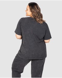 Love Your Wardrobe - Mackenzie Acid Wash Tee
