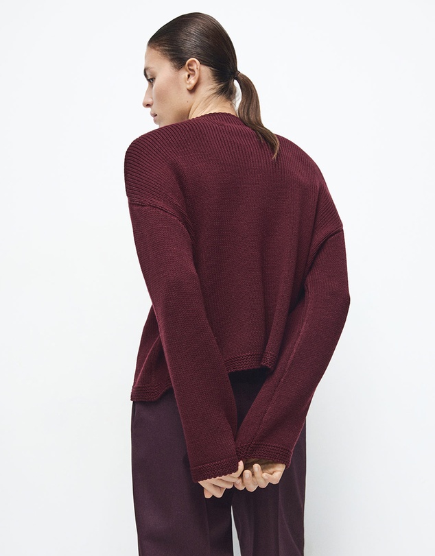 M.N.G - Knitted Sweater With Perkins Neck