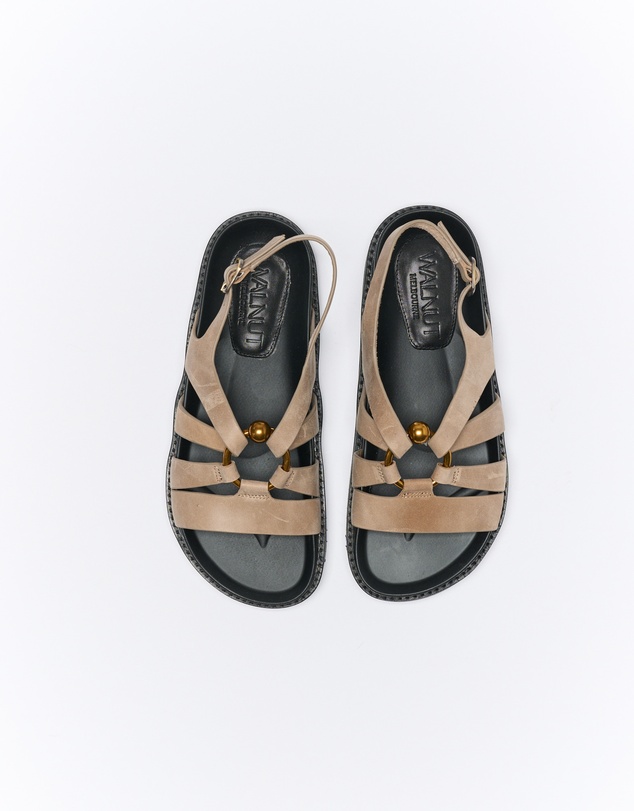 Walnut Melbourne - Dulce Leather Sandal