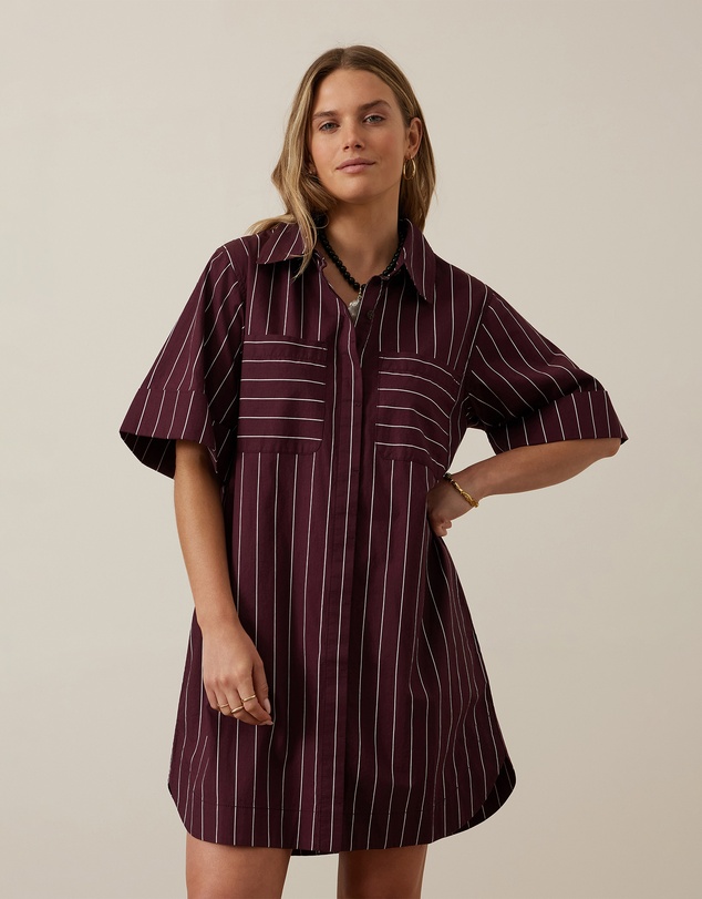 Ceres Life - Sara Mini Shirt Dress