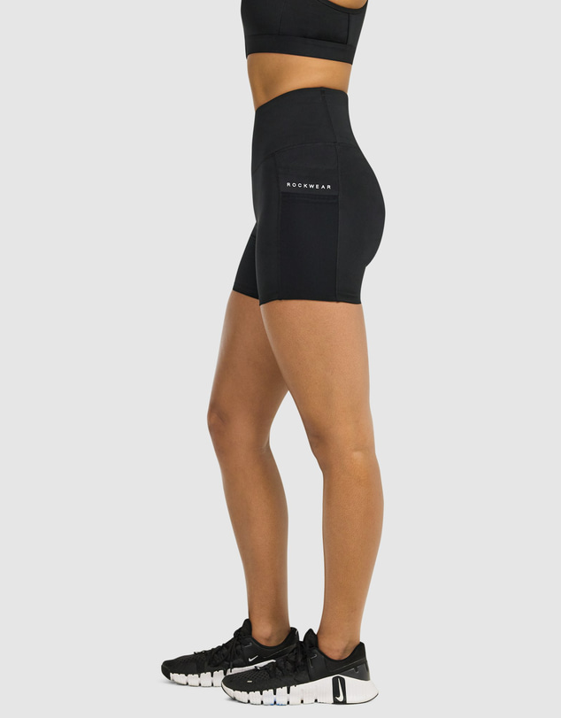 Rockwear - Velocity Pocket Mid Thigh Bike Shorts