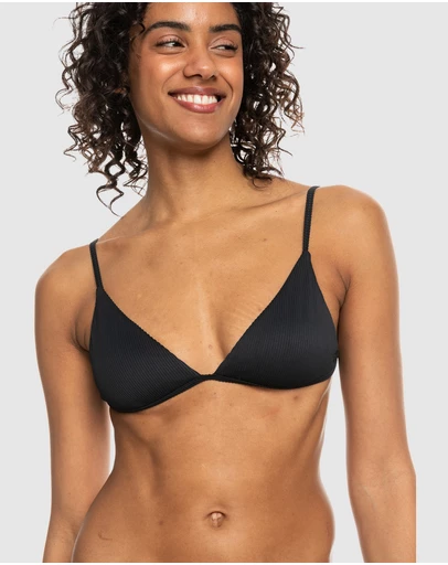 Roxy - Womens Rib ROXY Love The Quiver Tri Bikini Top