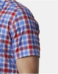 Abelard - Scarpe Seersucker Check Classic Fit Shirt