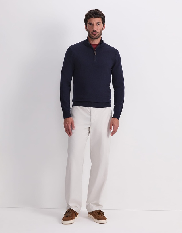 Sportscraft - Merino Quarter Zip Knit