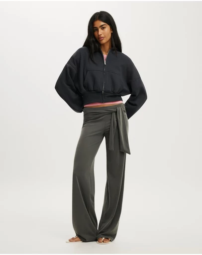Cotton On - Oversized Zip Through Hoodie