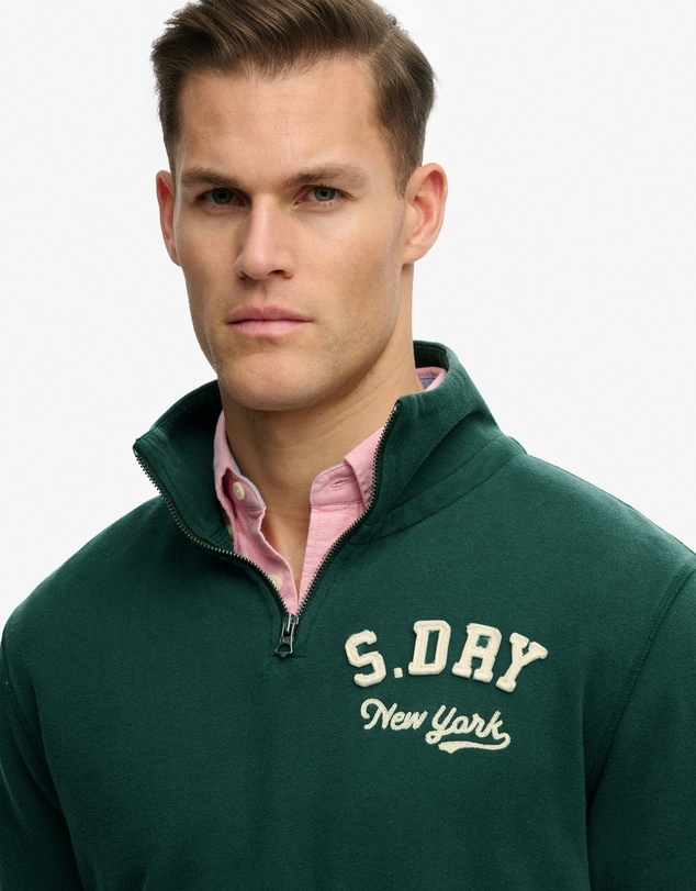 Superdry - Vintage Athletic Half Zip