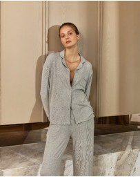 Gingerlilly - Emilia Ribbed Lounge PJ set