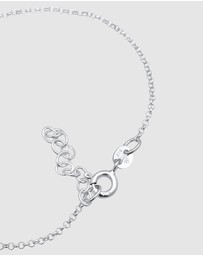 Elli Jewelry - Bracelet Pendant Evil Eye Basic With Crystals in 925 Sterling Silver