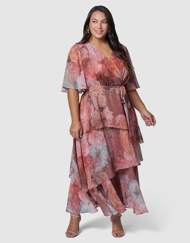 Pink Dusk by Curve Project - Hypnotic Maxi Dress