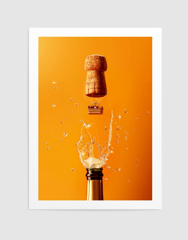 Olive et Oriel - Light Prosecco by Artem Pozdniakov Art Print