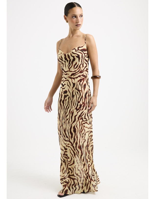 Alice In The Eve - Linda Sheer Slip Maxi Dress