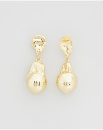 Carly Paiker - Laguna Double Gold Earrings