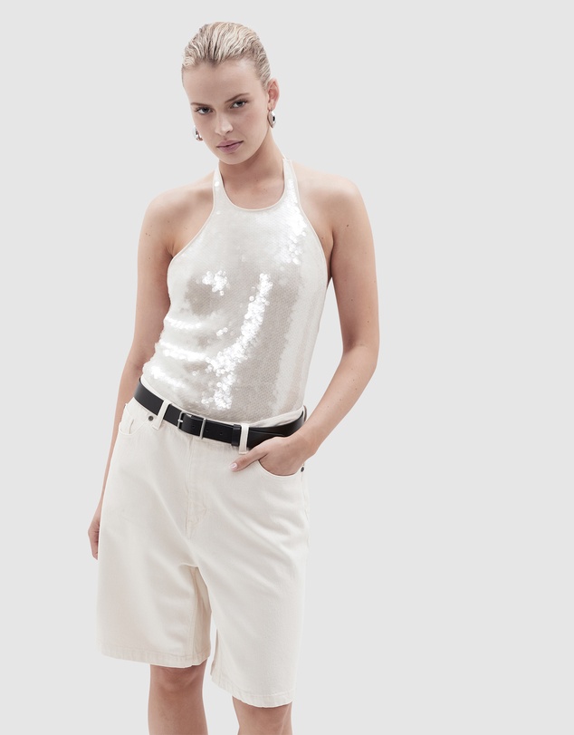 UNISON - Sequin Halter Top