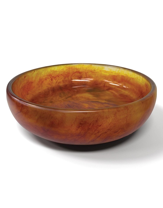 Urban Attitude - Urban Attitude GAB Extra Large Bowl 59.5 Wide by 12.5 Height - Burnt Amber