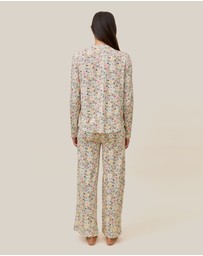 Papinelle - Meribel Organic Cotton Knit Long Sleeve Tee and Wide Leg Pant
