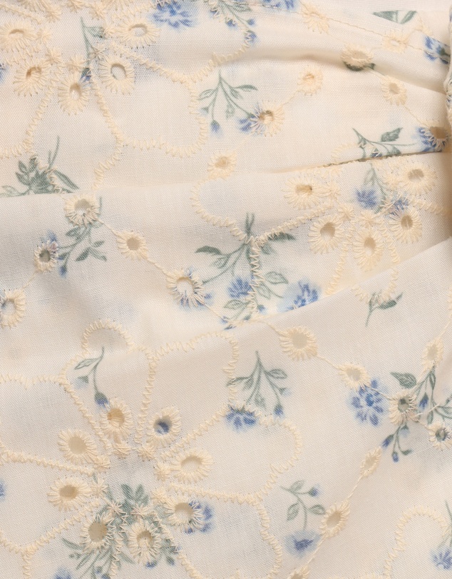 Petal & Pup - Claria Wrap Mini Skort - White Blue