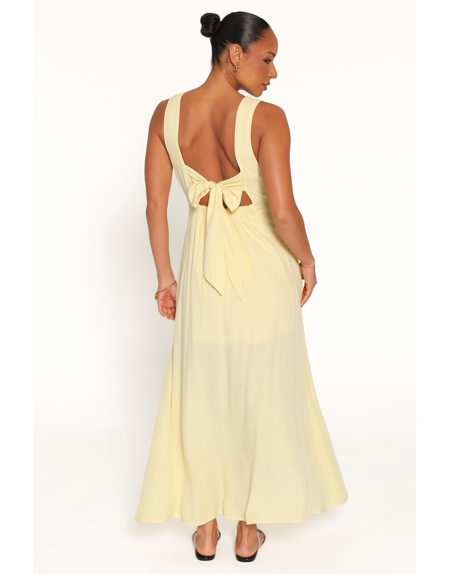 Petal & Pup - Kerrin Midi Dress - Butter Yellow