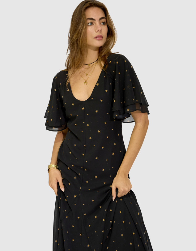 Belle & Bloom - Say You Will Godet Maxi Dress