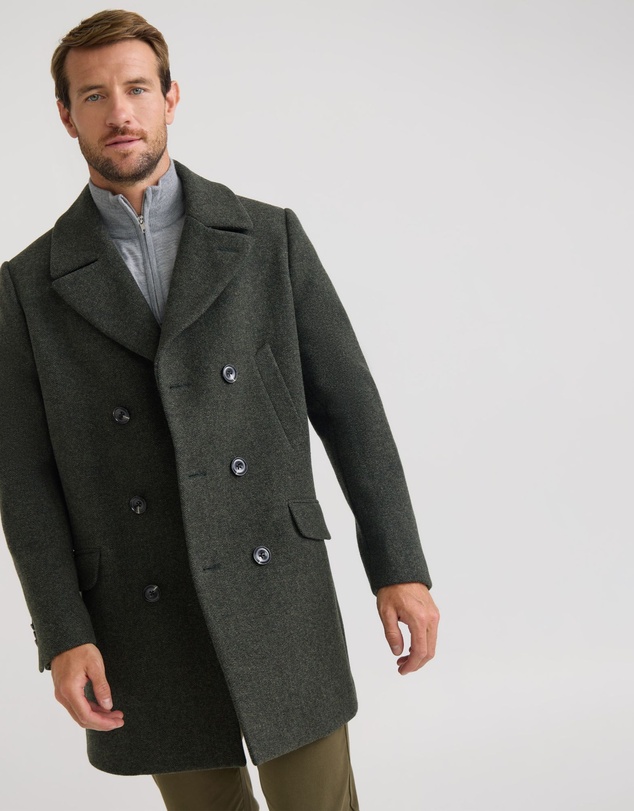 Oxford - Mason Herringbone Wool Coat