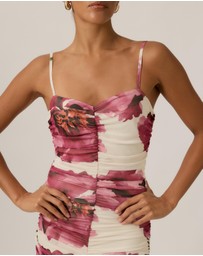 Tussah - Eloise Printed Gathered Midi Dress