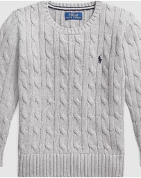 Polo Ralph Lauren - Cable-Knit Cotton Sweater - The Iconic Exclusive - Kids