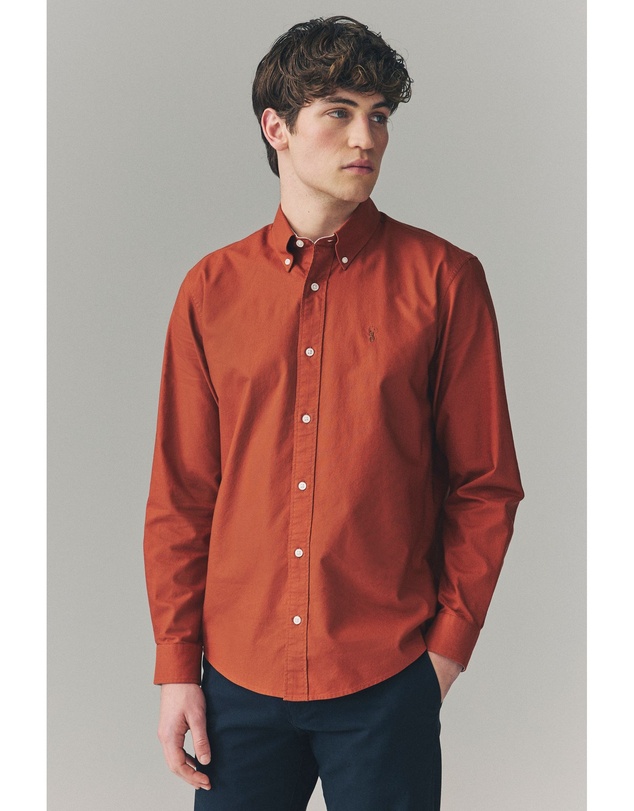 NEXT - Long Sleeve Oxford 100% Cotton Shirt Regular Fit