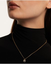 PDPAOLA - Mini Letter F Gold Necklace