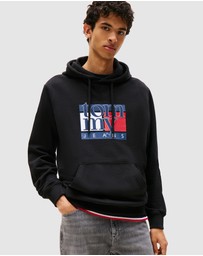 Tommy Jeans - Flag Logo Terry Hoodie