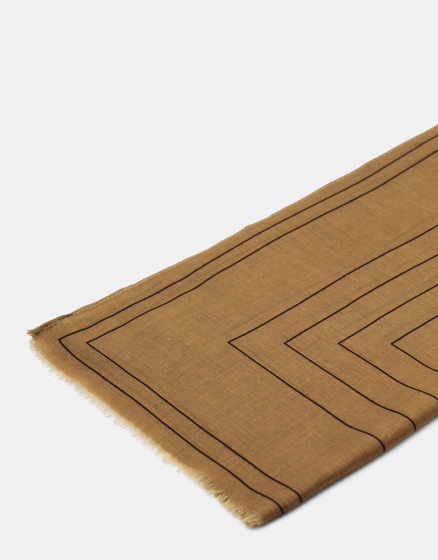 Morgan & Taylor - Maze Light-Weight Scarf in Brown