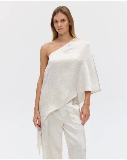 Third Form - Crush One Shoulder Cape