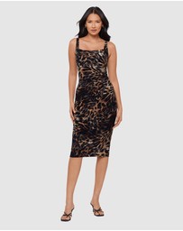 Miraclesuit Shapewear - Bastet Diva Bodycon Sleeveless Midi Shaping Dress