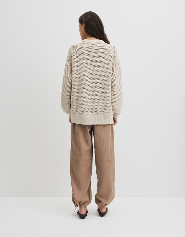Country Road - Longsleeve Relaxed Crochet Knit
