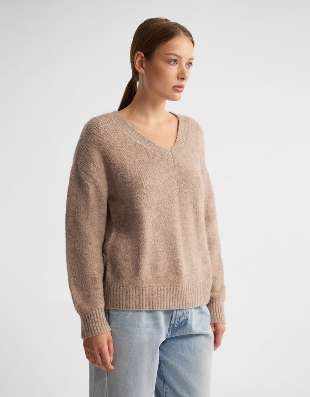 Oxford - Bridgette Alpaca Blend V-Neck