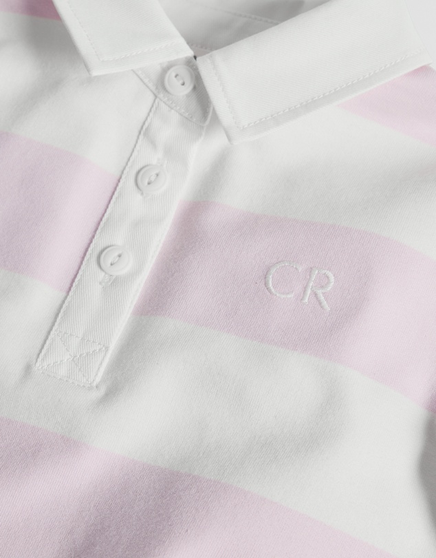 Country Road - Organically Grown Cotton Blend Long Sleeve Rugby Top