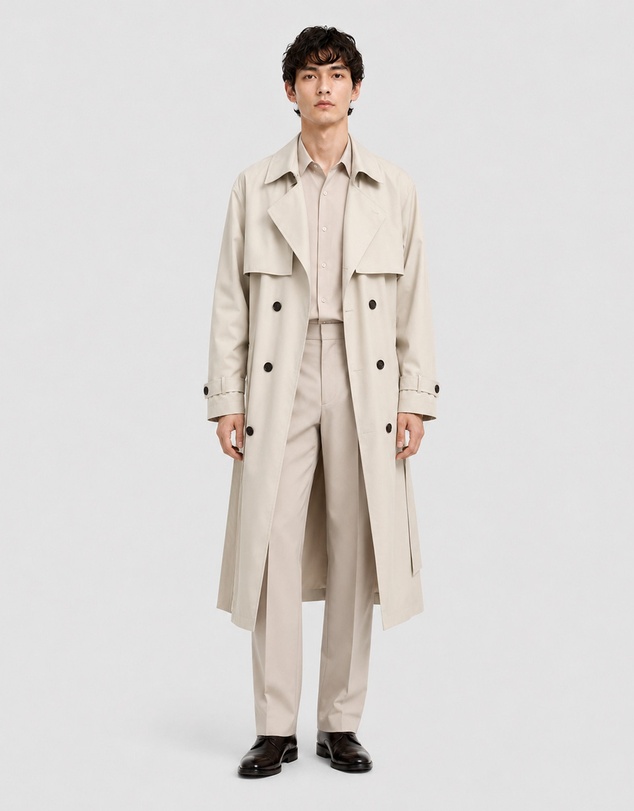 Justin Cassin - Connor Casual Trench Coat