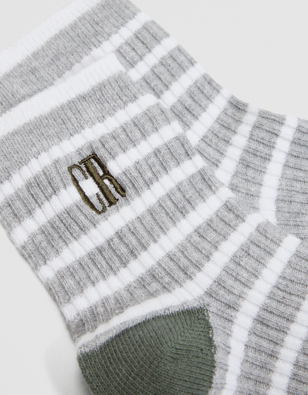 Country Road - Rib Quarter Crew Sock
