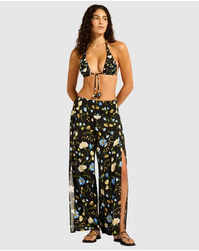 Seafolly - Modern Romance Shirred Waist Wrap Pant