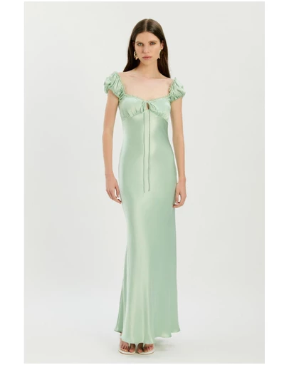 Bardot - Stasia Satin Maxi Slip Dress