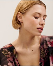 Ted Baker - Heplie Crystal Hoop Earrings 14mm