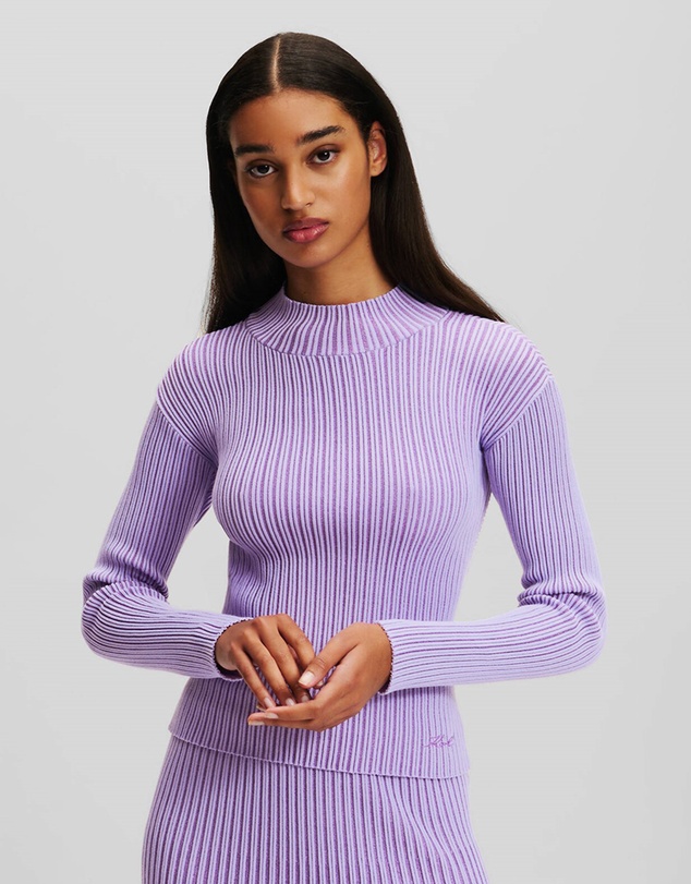 Karl Lagerfeld - Lurex Knit Top