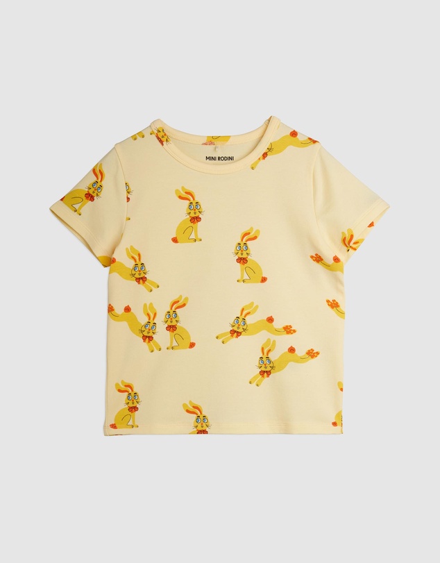 Mini Rodini - Rabbits AOP SS Tee - Babies-Teens