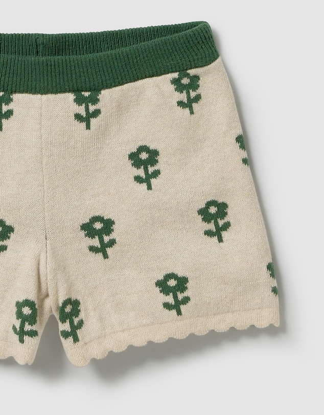 Wilson & Frenchy - Fleur Organic Knitted Jacquard Set - Babies-Kids