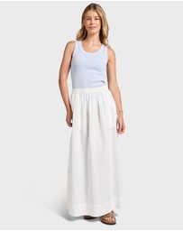Academy Brand - Gladys Linen Skirt