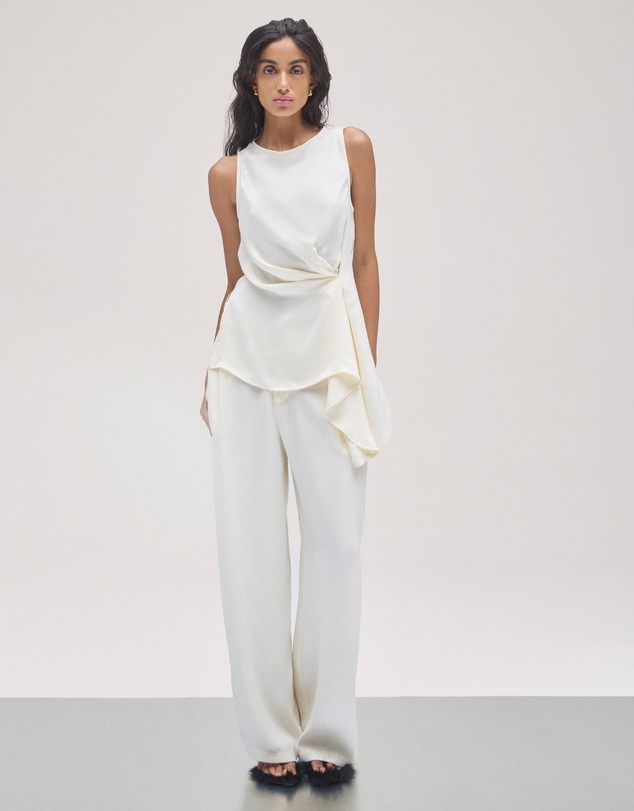 Minima Esenciales - Edith Cupro Longline Top