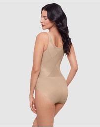 Miraclesuit Shapewear - Back Wrap Padded Cup Back Support Bodysuit Shaper