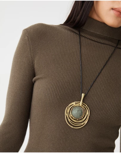 Forcast - Gaia Gold Pendant