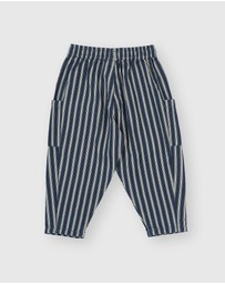 Goldie + Ace - Railroad Stripe Kit Pocket Pants - Babies-Kids