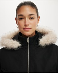 Cotton On - Remi Hooded Bomber Jacket