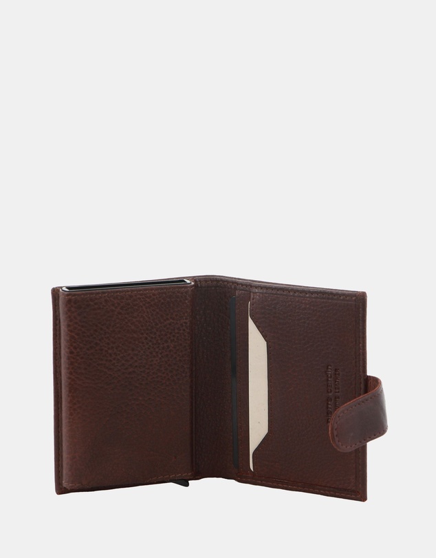 Pierre Cardin - Pierre Cardin Leather Smart Slide Card Holder Tab Wallet